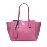 グッチ スウィング ショルダーバッグ トートバッグ 354408 パープル レザー レディース GUCCI 【中古】